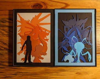 CUSTOM* Single Digimon Evolution line - Paper Art