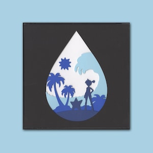 Misty - Ciudad Celeste - Líder de Gimnasio de Agua - Pokémon - Arte de Papel