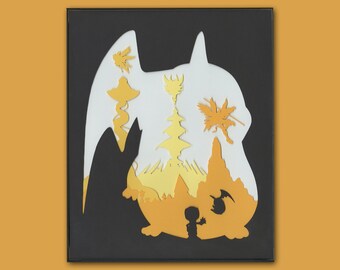 Patamon - Paper Art- Digimon