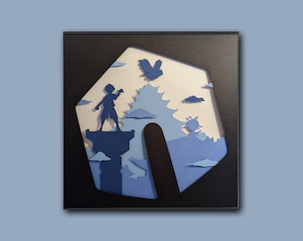 Falkner - Violet City - Flying Gym Leader - Pokemon - Paper Art