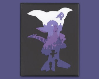 Impmon - Paper Art- Digimon