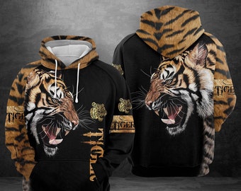 Unisex Novelty Tiger Lover Hoodie, Tiger Sweatshirt, Tiger Hoodie, Tiger  Lover Shirt, Tiger Lover Gift, Animal Hoodie, Animal Lover Gift