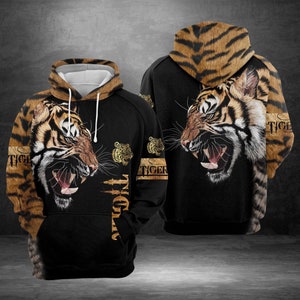 Tiger Hoodie Etsy