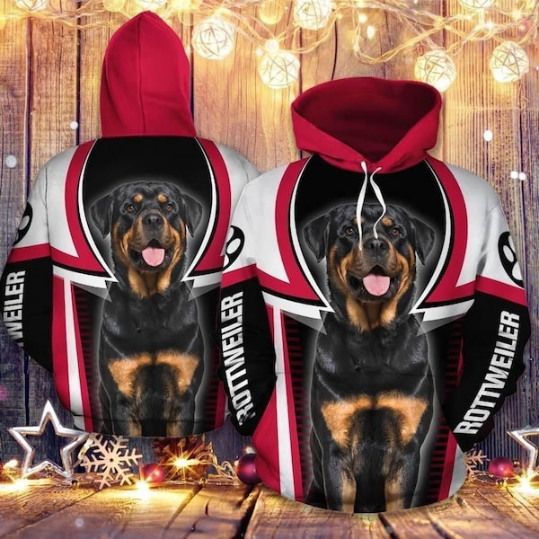 Rottweiler Lover Sweatshirt Hoodie, Rottweiler Hoodie, Rottweiler Sweatshirt, Rottweiler Zip Hoodie, Dog Lover Shirt, Dog Lover Gift