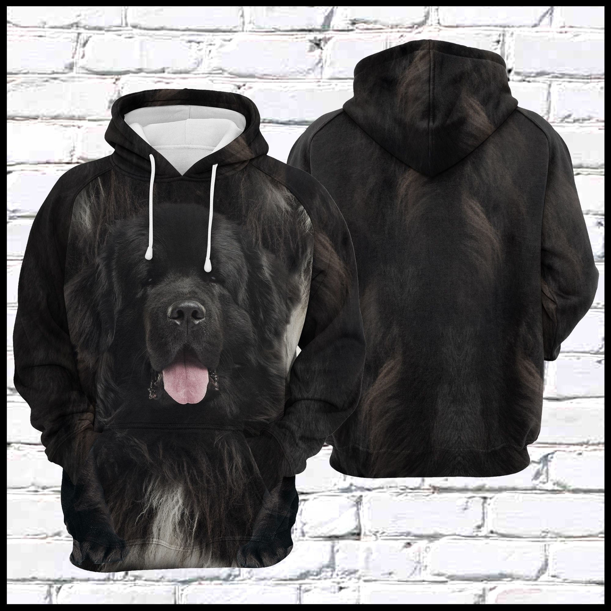 Unisex Awesome Newfoundland Hoodie, Newfoundland Hoodie, Dog Lover Shirt