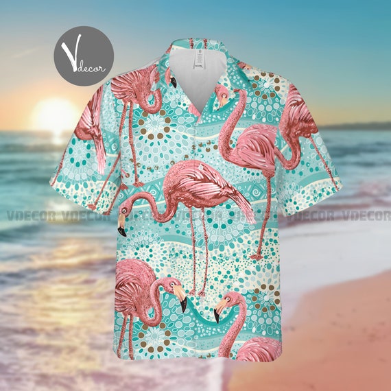 Camisa hawaiana flamencos new arrivals