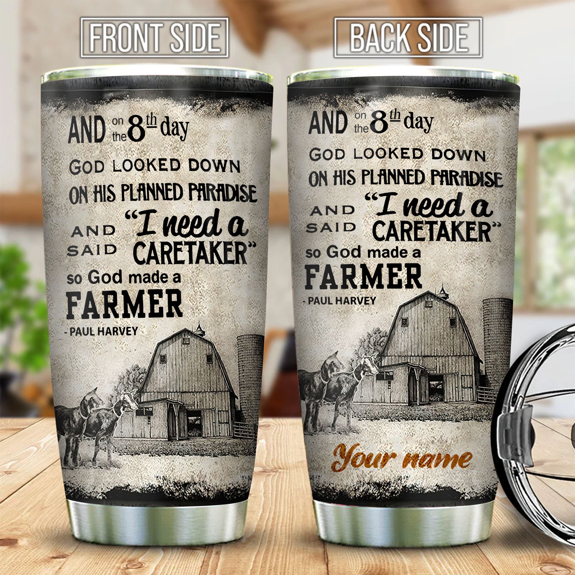 Farm Tumbler Accessories, Farmer Tumbler Graphic by SmartTemple