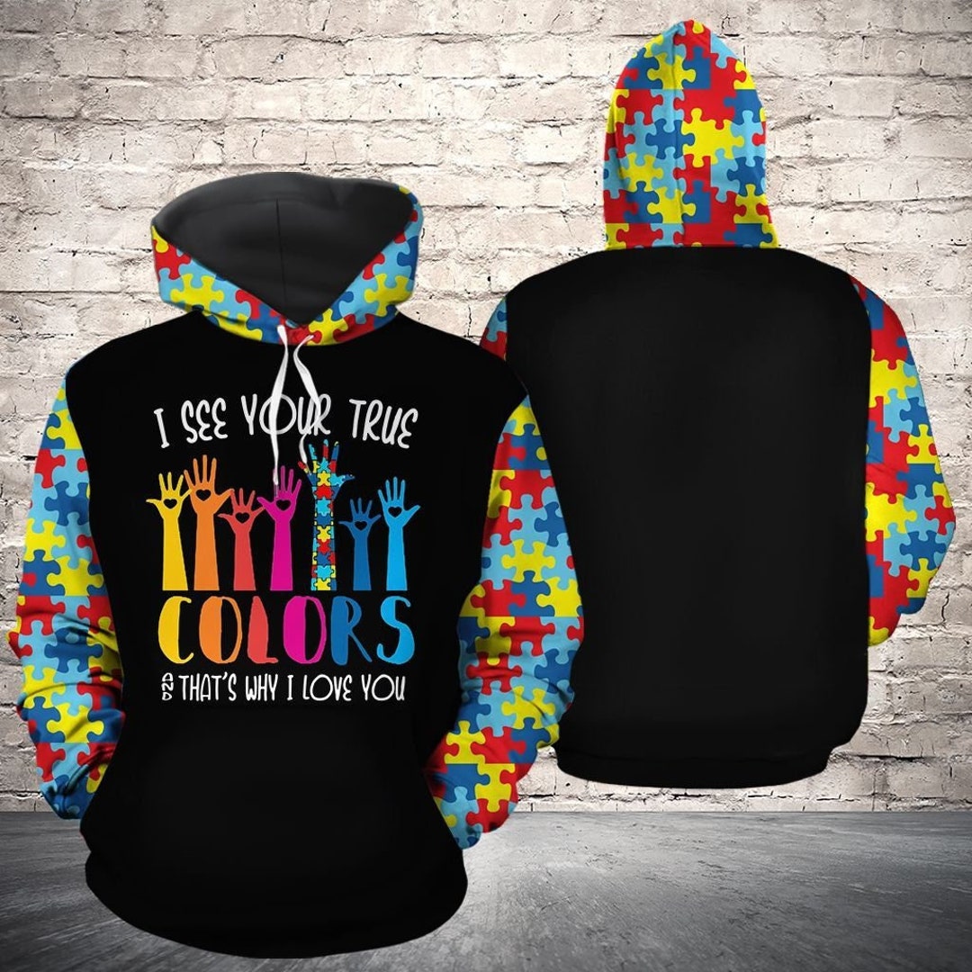 Autism Awareness Sweatshirt Hoodie, Autism Hoodie, Autism Sweatshirt