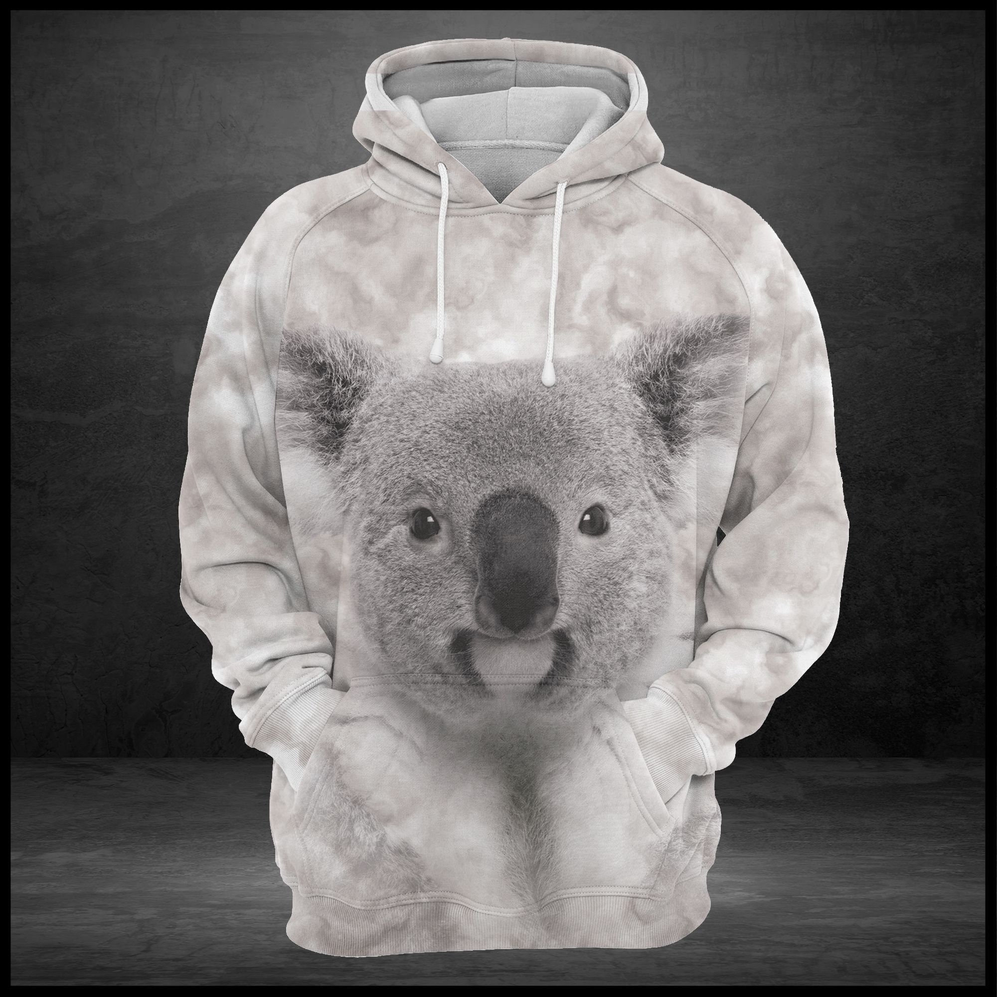 Unisex Awesome Koala Hoodie, Koala Hoodie, Animal Pullover, Animal Lover Shirt, Animal Gift