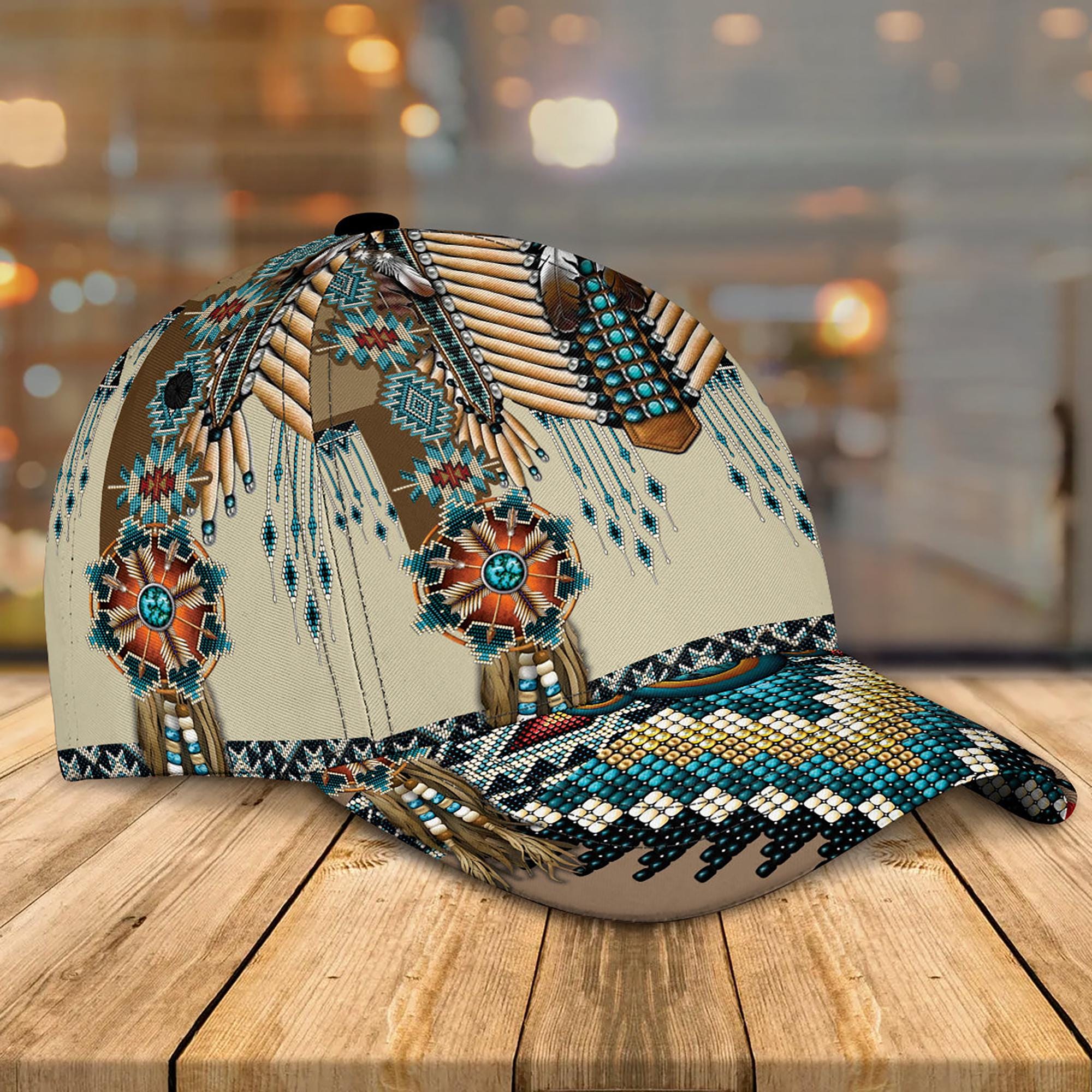 Native American Cap, Native American 3D Full Print Baseball Cap Hat ...