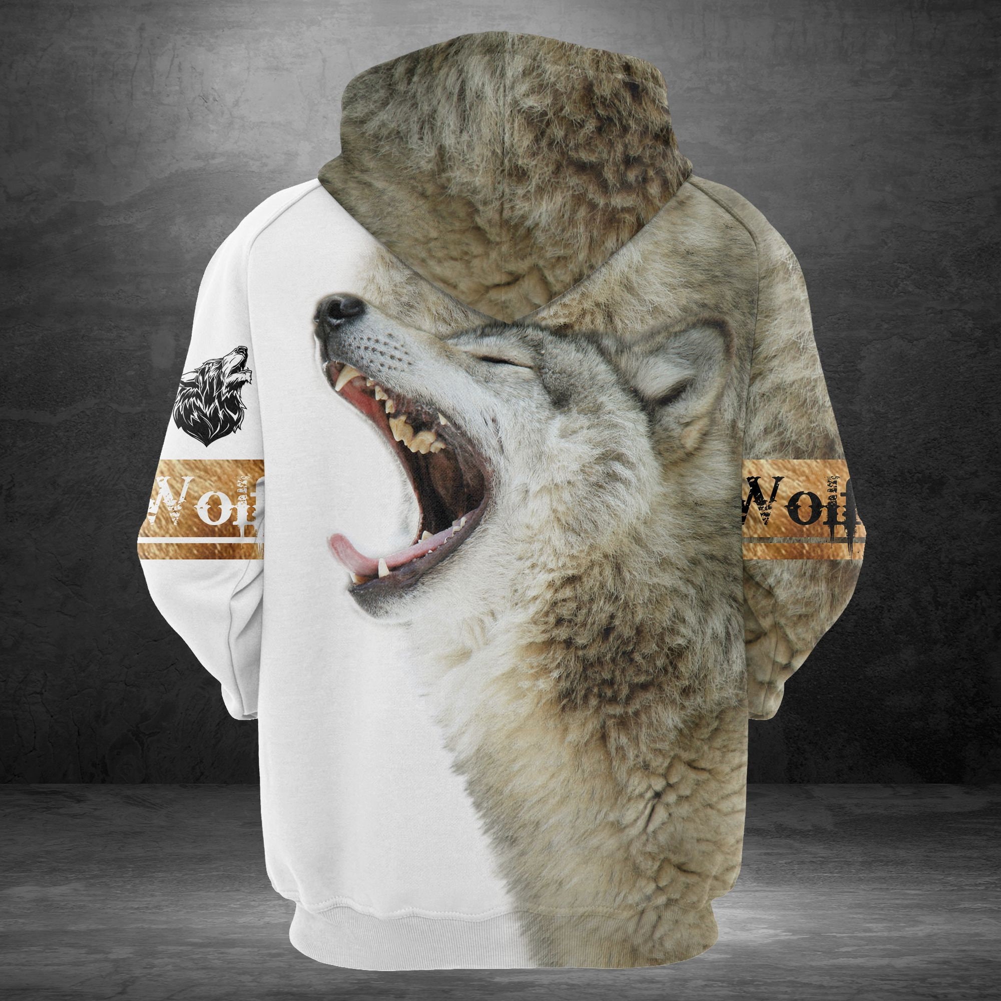 Unisex Novelty Wolf Lover Hoodie, Wolf Lover Gift, Animal Lover Hoodie