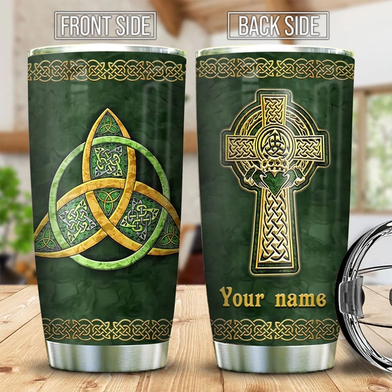 Celtic Knot Tumbler Glasses - Set of 4