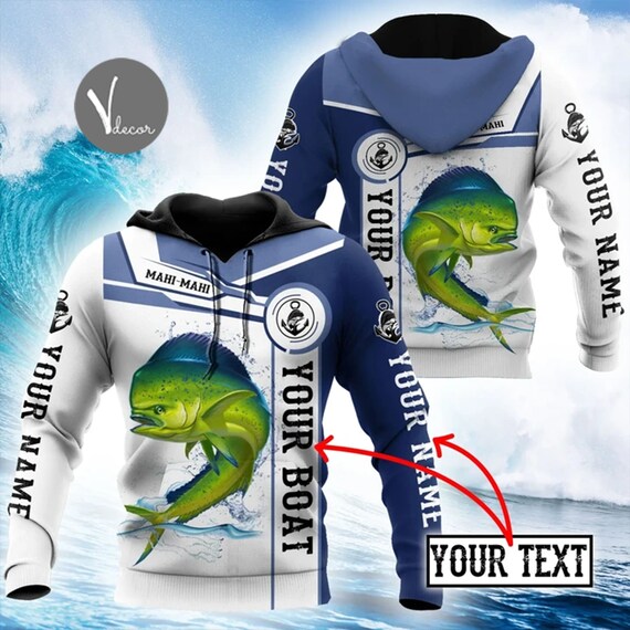 Sudadera con capucha personalizada para ir a pescar sudadera con