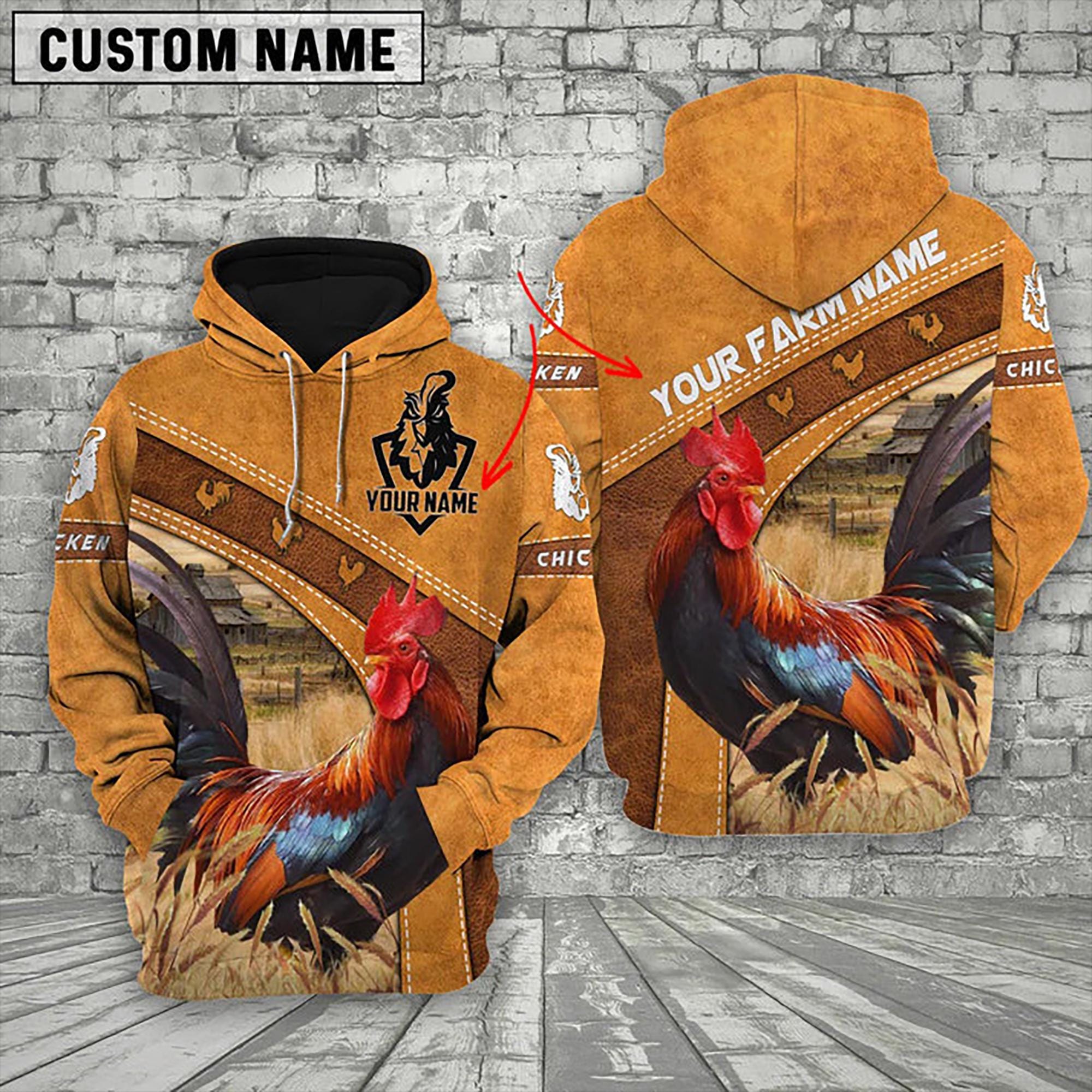 トップス ROOSTER LEGS EMBROIDERY ZIPHOODIEJACKET Rooster Zip up Hoodie - Etsy