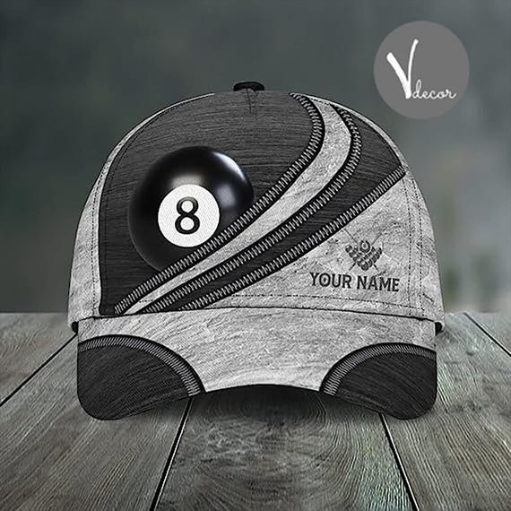 Personalized Billiard Baseball Cap Custom Adjustable 3D Printed Billiard Baseball Cap Snapback Gifts for Billiard Lover Billiard Players Etsy
