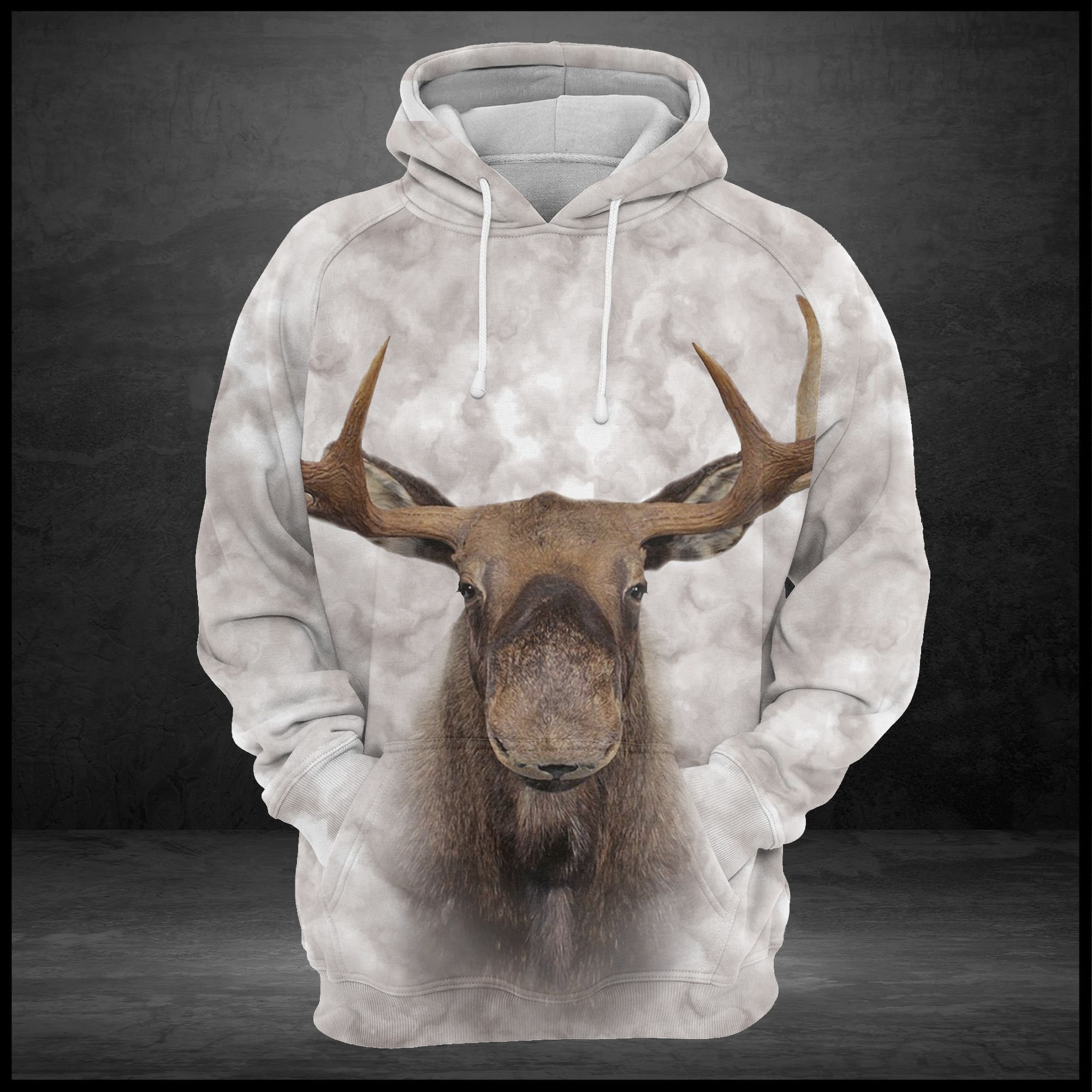 Unisex Awesome Moose Hoodie, Moose Hoodie, Animal Lover Shirt, Animal Gift