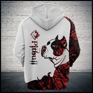 Angry Pitbull Men's Hoodie