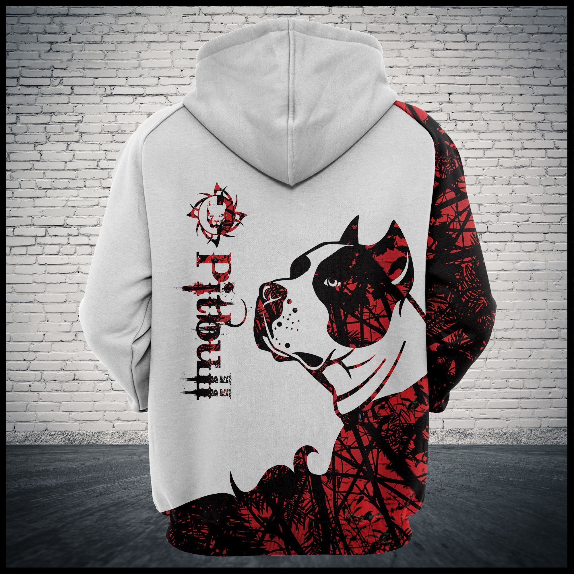 Unisex Love Pitbull Hoodie, Pitbull Lover Hoodie, Dog Lover Hoodie, Dog Lover Gift