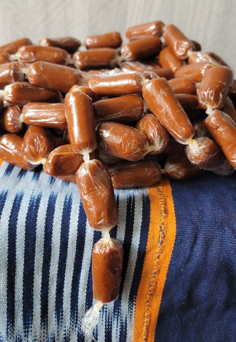 Ayigbe Toffee / Caramelized Coconut Candy / Hard Candy / Kube Etsy