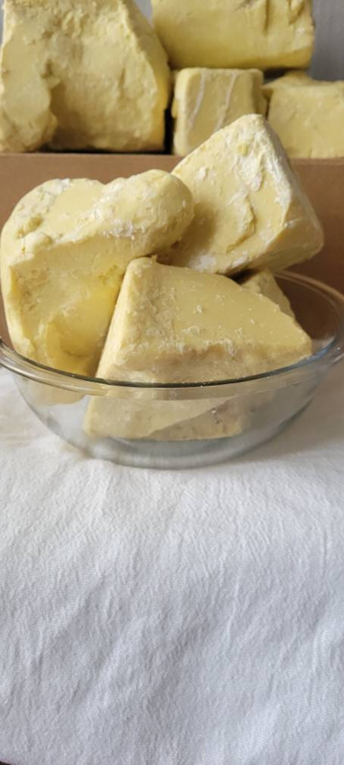 Raw Cocoa Butter Block 100 Pure Organic Cocoa Bean Unrefined Etsy