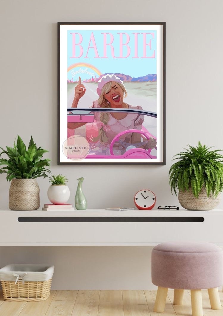 Barbie Movie, Margot Robbie Barbie Poster