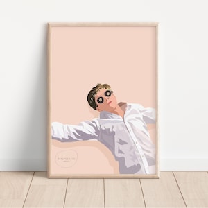 Thomas Brodie Sangster, Thomas Sangster, Actor, Art Illustration, Digital Print