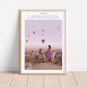Cappadocia Turkey Travel Poster