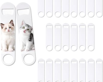 Custom UV Printed Bar Blade Bottle Openers | Personalized Photo Logo Favors