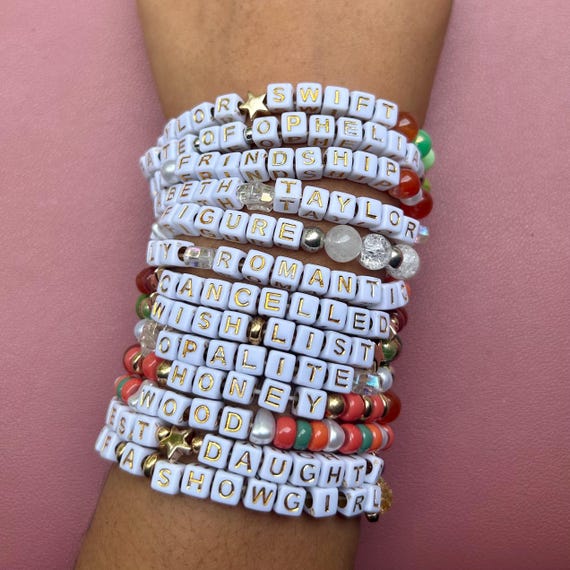 Life of A Showgirl / Friendship Bracelets / TS12 / GENUINE CRYSTAL Mystery Concert Kandi (Single or Multi-Pack available)