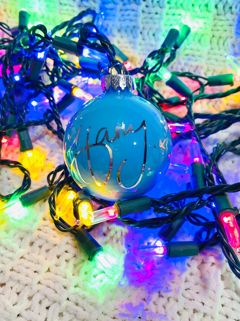 HS holiday ornaments Etsy