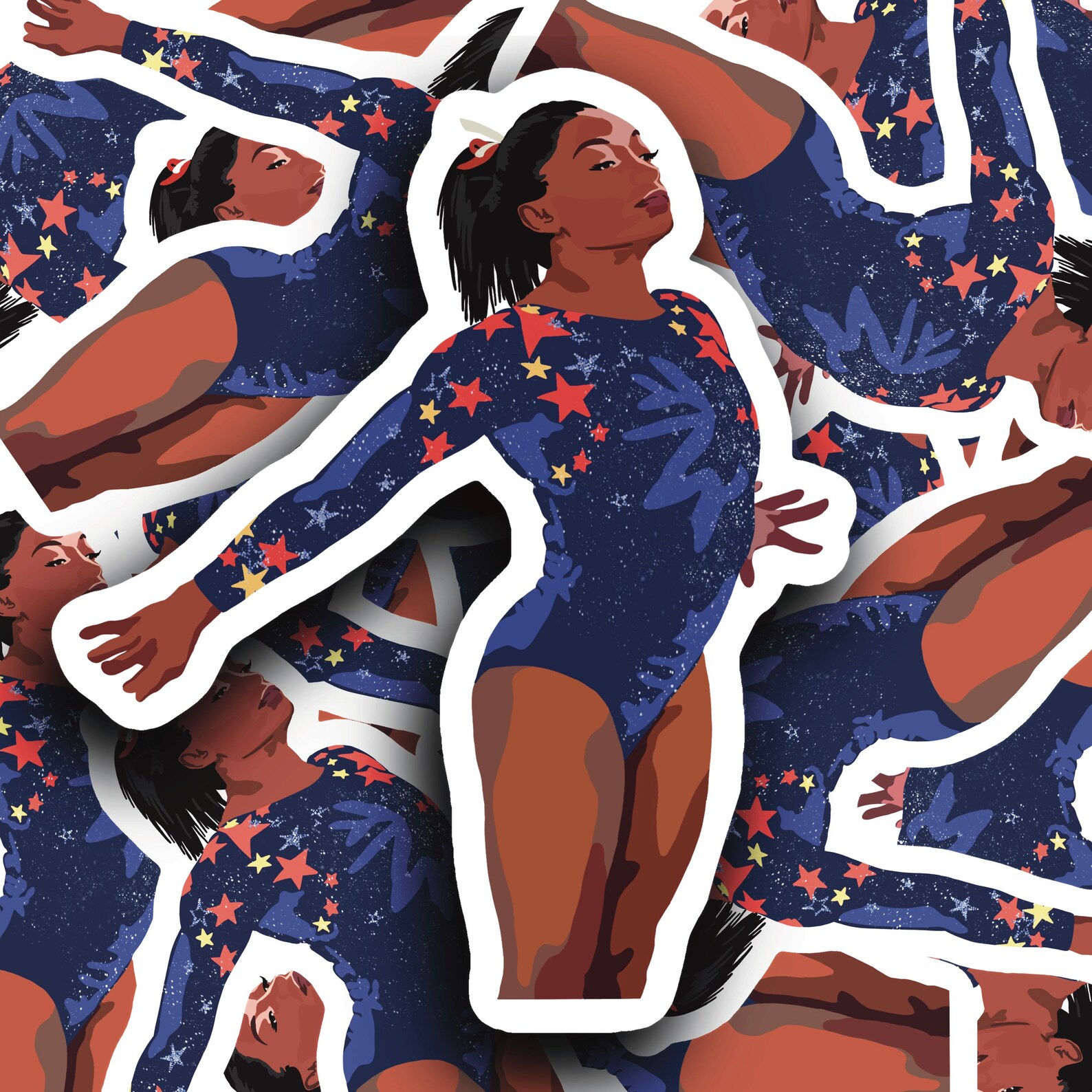 simone biles goat tshirt