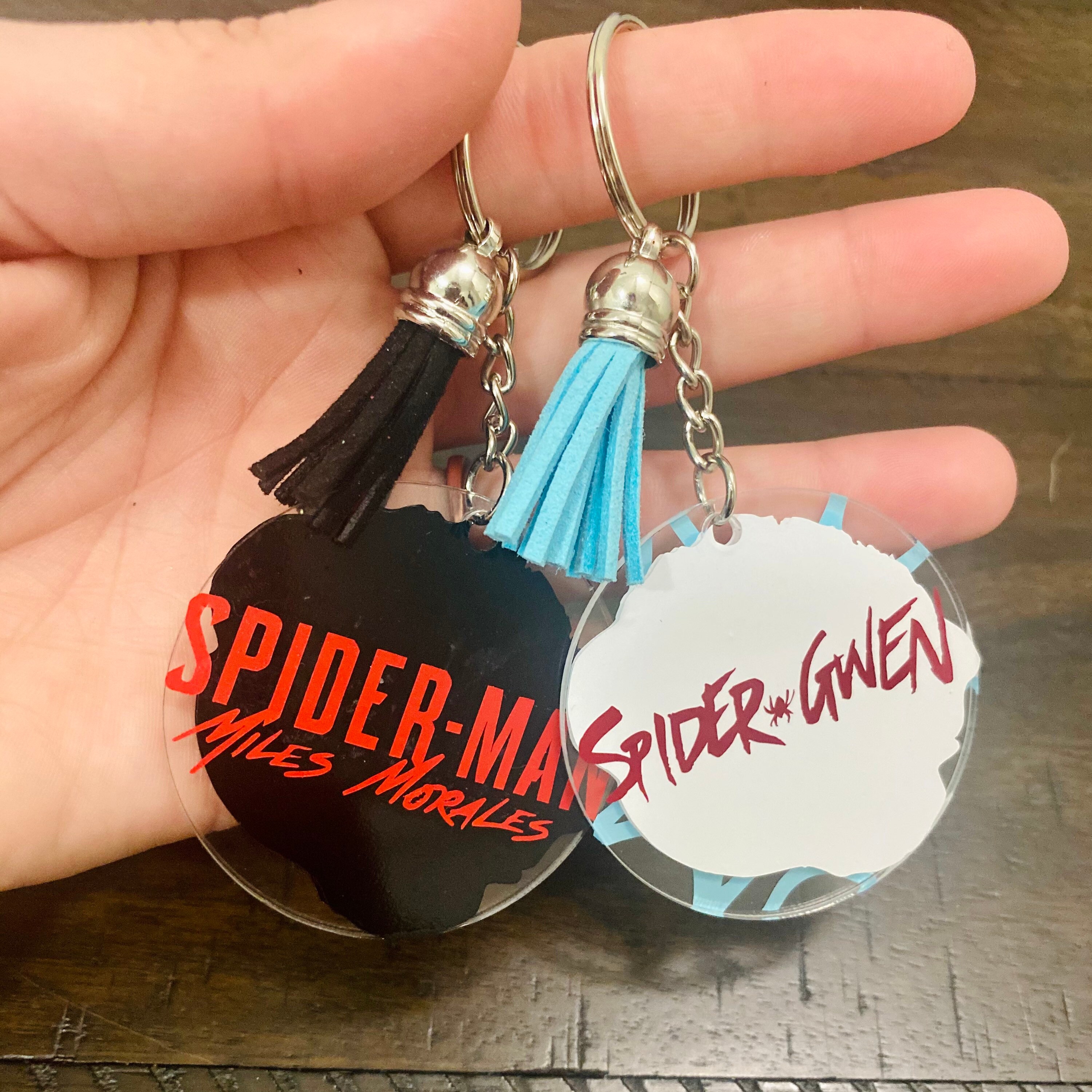 Marvel Superhero Keychains Double Sided Superhero Keychain - Etsy