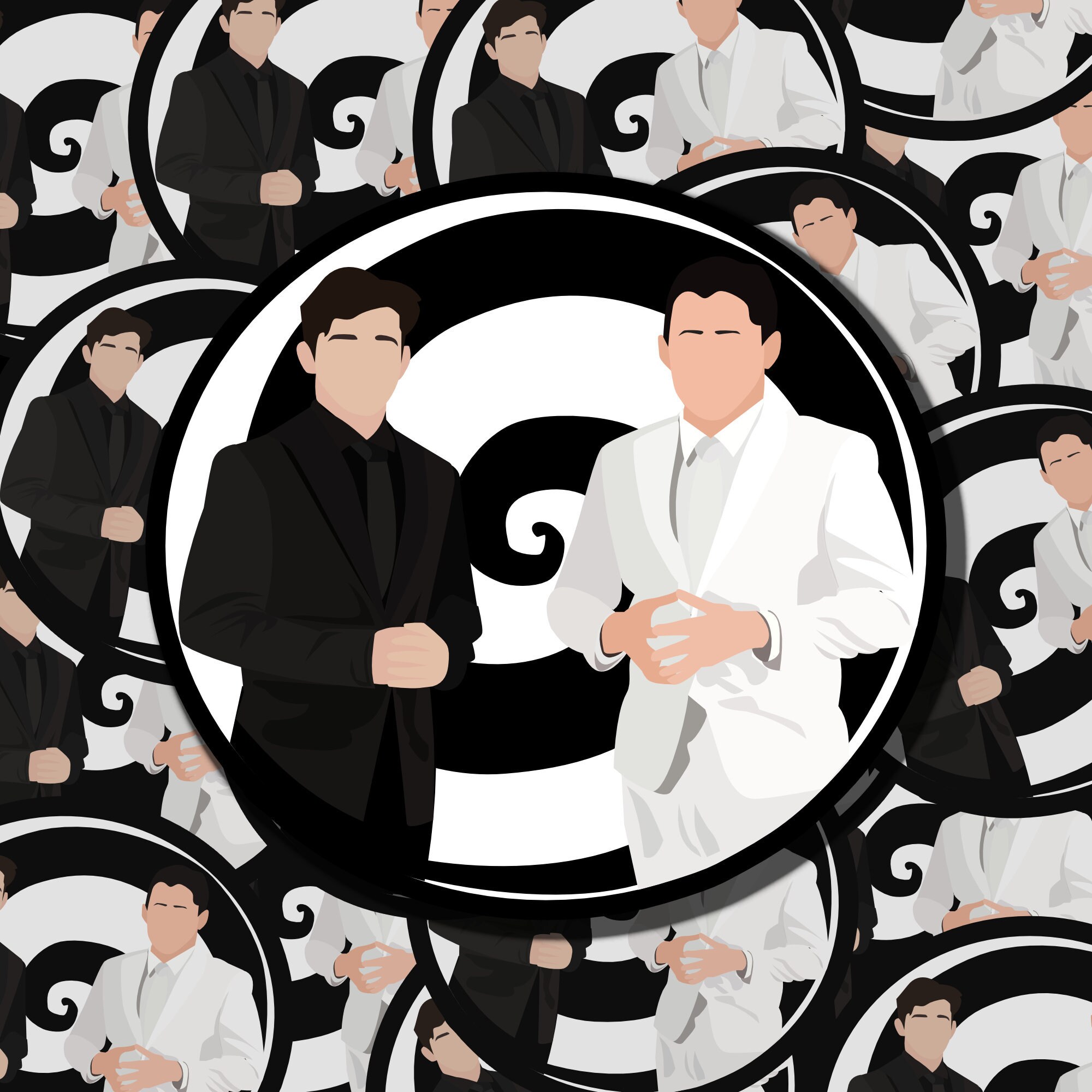 Unus Annus Founders Spiral Sticker