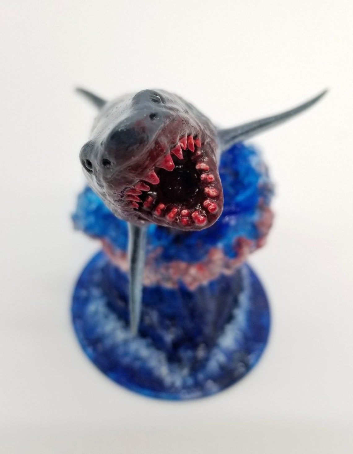 Shark Miniature Dungeons &amp; Dragons Painted Mini | Etsy