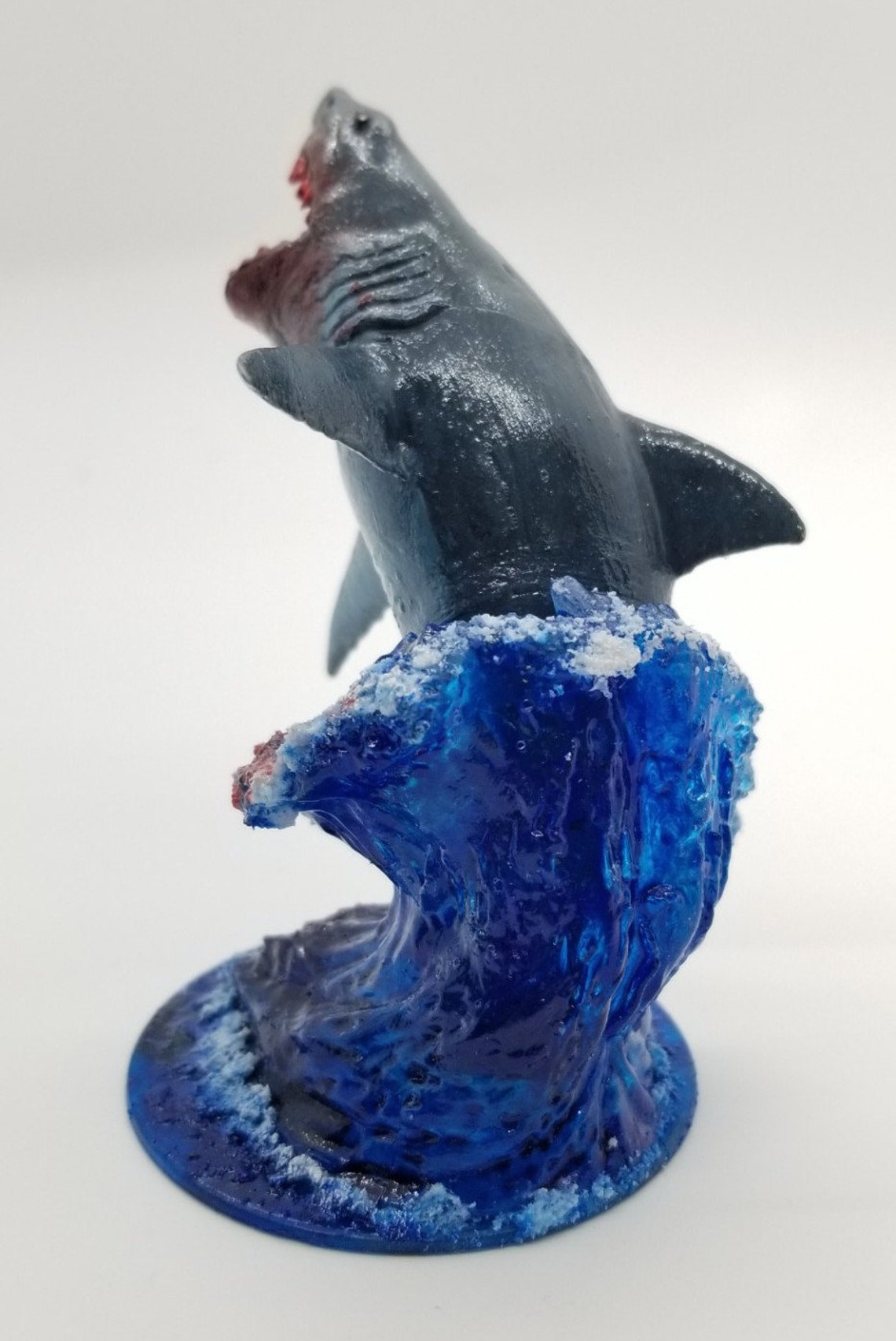 Shark Miniature Dungeons &amp; Dragons Painted Mini | Etsy