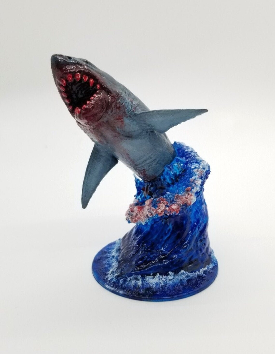 Shark Miniature Dungeons &amp; Dragons Painted Mini | Etsy