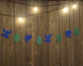 Lilo and Stitch Banner/ Stitch Garland/ Free Shipping