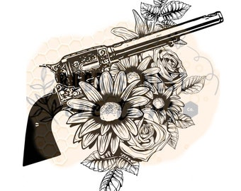 Free Free 62 Flower Gun Svg SVG PNG EPS DXF File