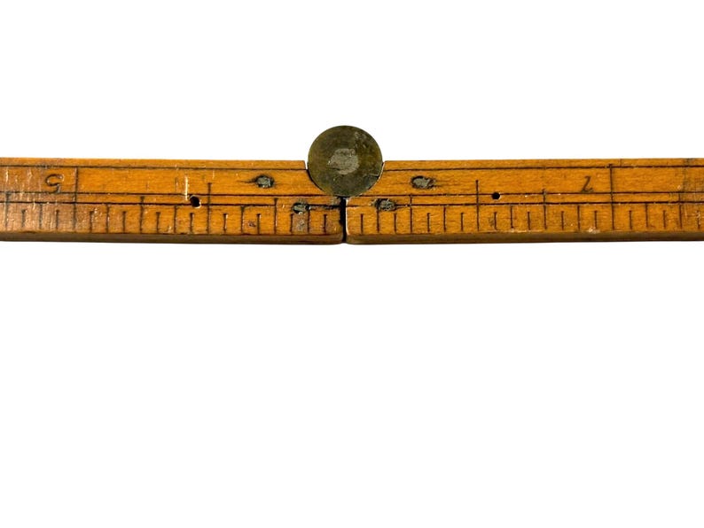 Vintage Folding Ruler - Etsy