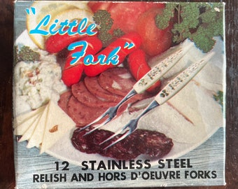 Vintage cocktail forks