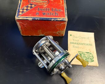 Vintage Shakespeare Sportcast 1973 Fishing Reel | Classic Baitcast