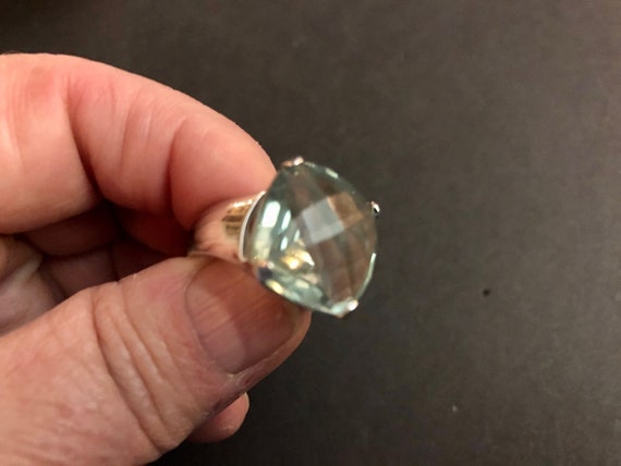 Blue Stone Statement Ring - image 6