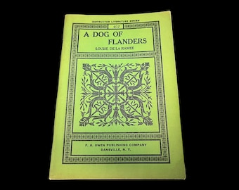 A Dog of Flanders Vintage Book | 1920s Instructor Literature Series