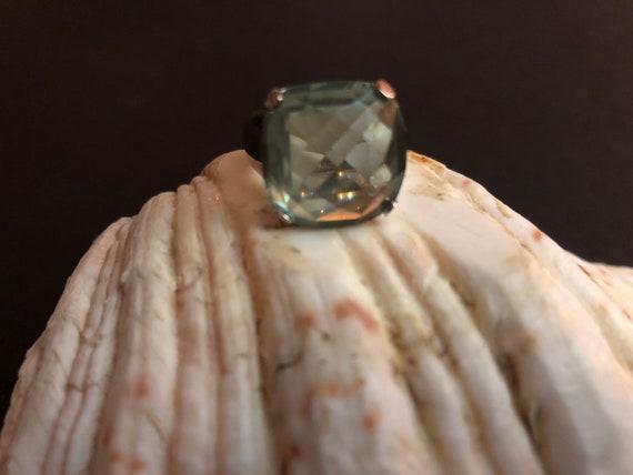 Blue Stone Statement Ring - image 2