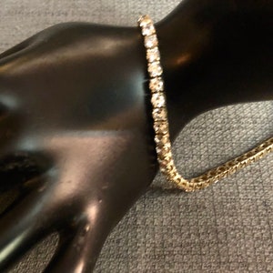 Rhinestone Tennis Bracelet