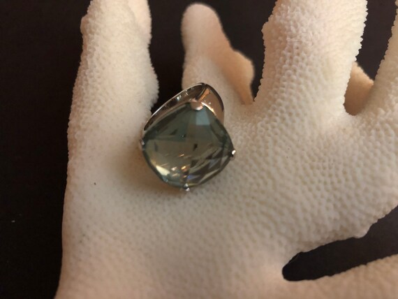 Blue Stone Statement Ring - image 5