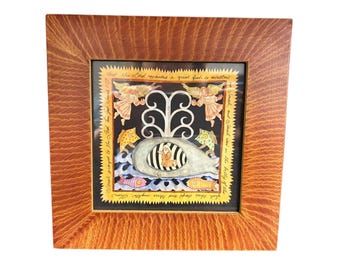 Framed Jonah and The Whale Artwork