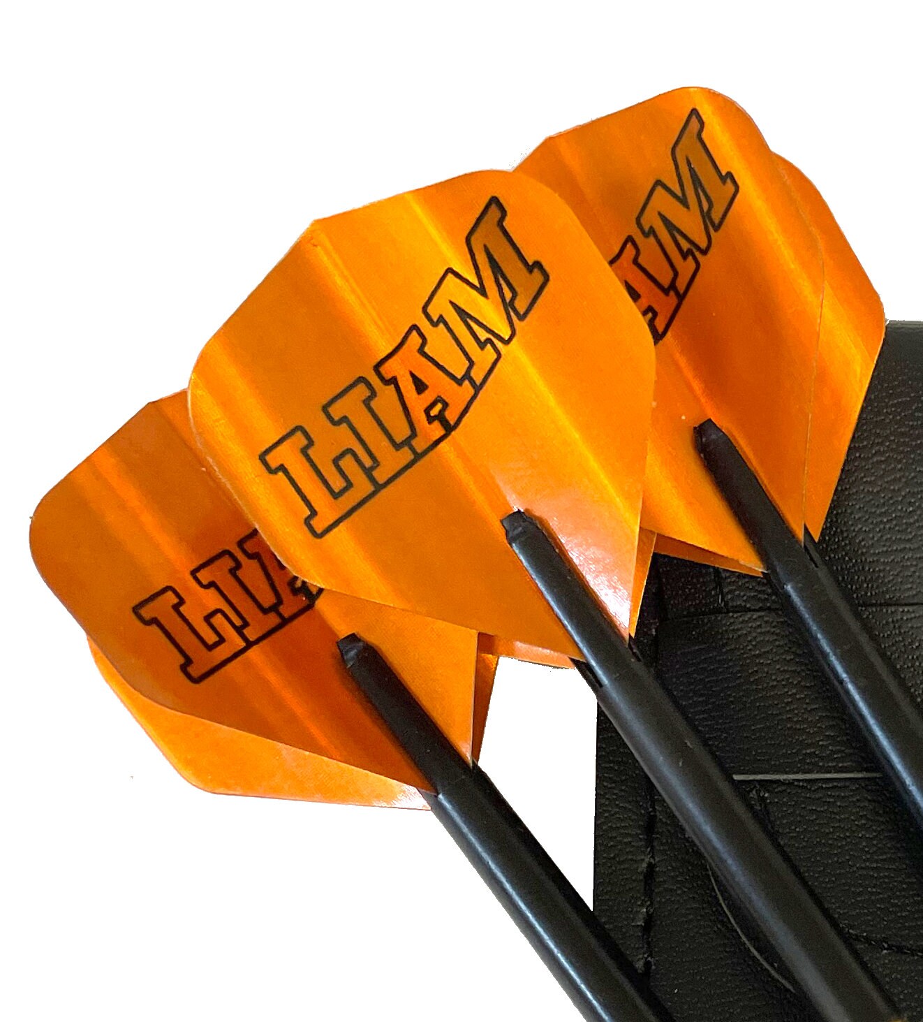 Personalised Darts Gift Set With Custom Printed Metallic Dart Flights