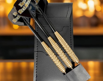 Personalised Darts Gift Set - With Custom Printed Text flights