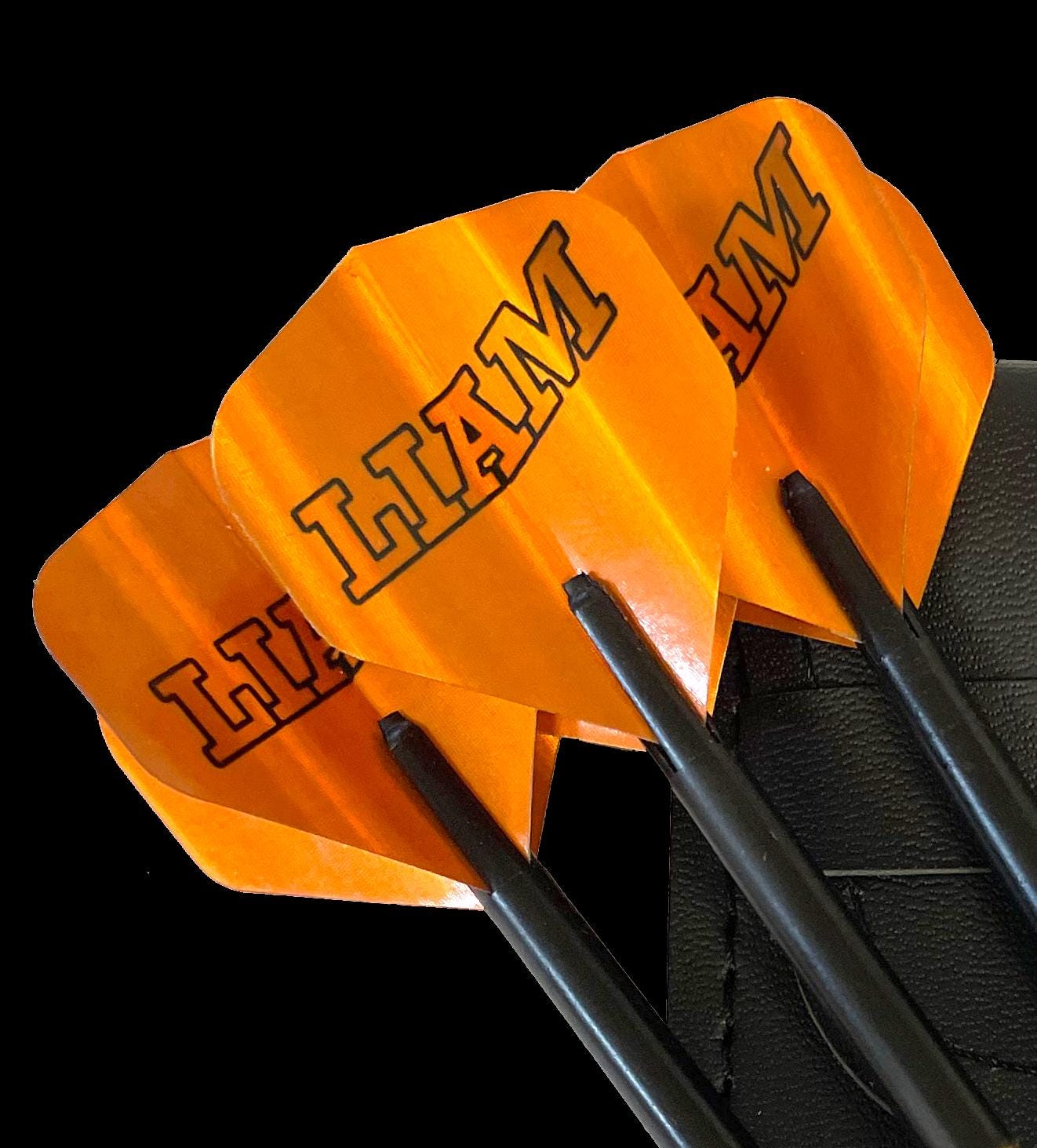 Personalised Deluxe Darts Gift Set - With Custom Printed Metallic dart flights